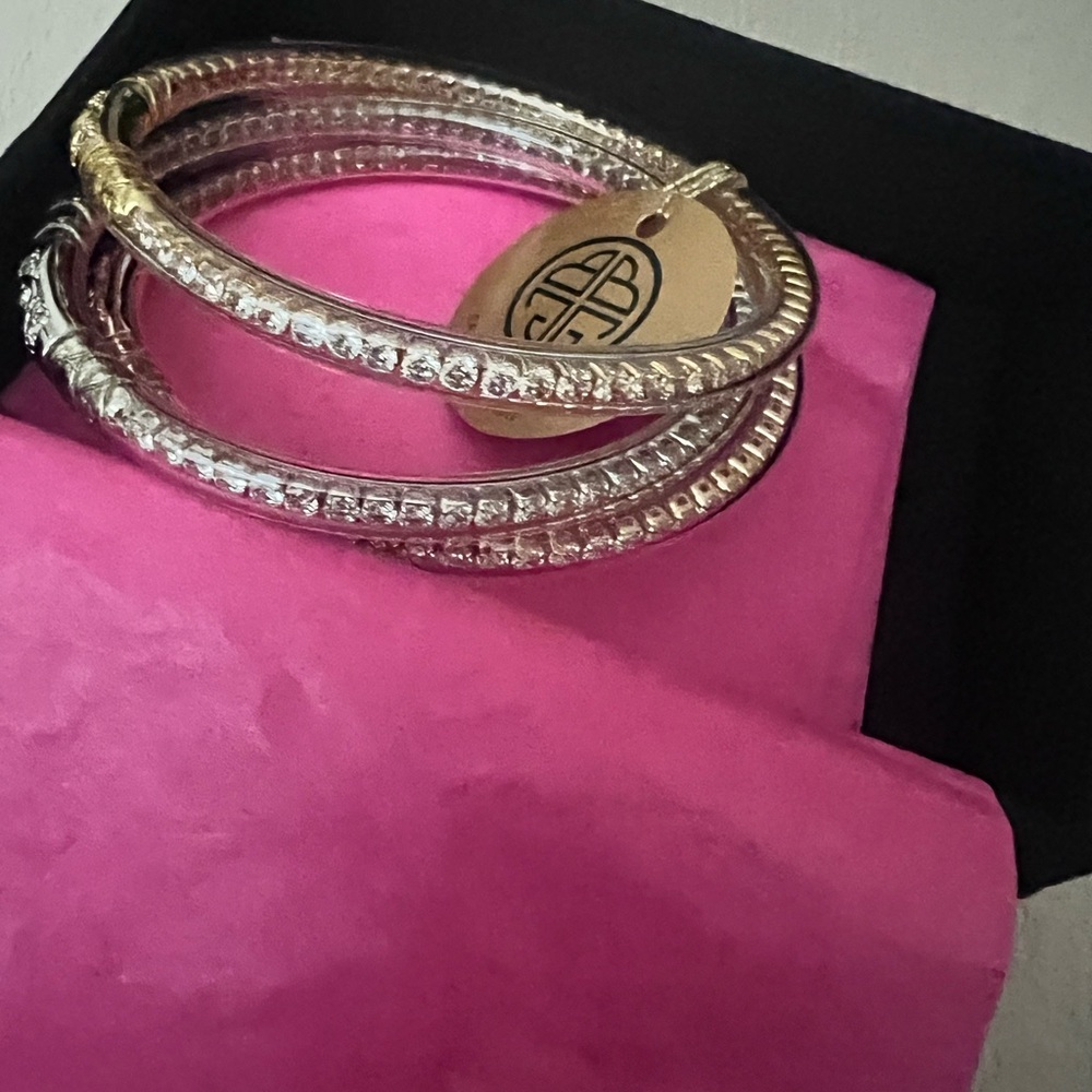 BUDHA girl 3 queens with crystals Elegant  Bangle Set